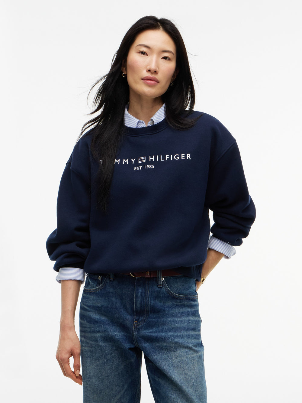 Relaxed Fit Fleece Pullover