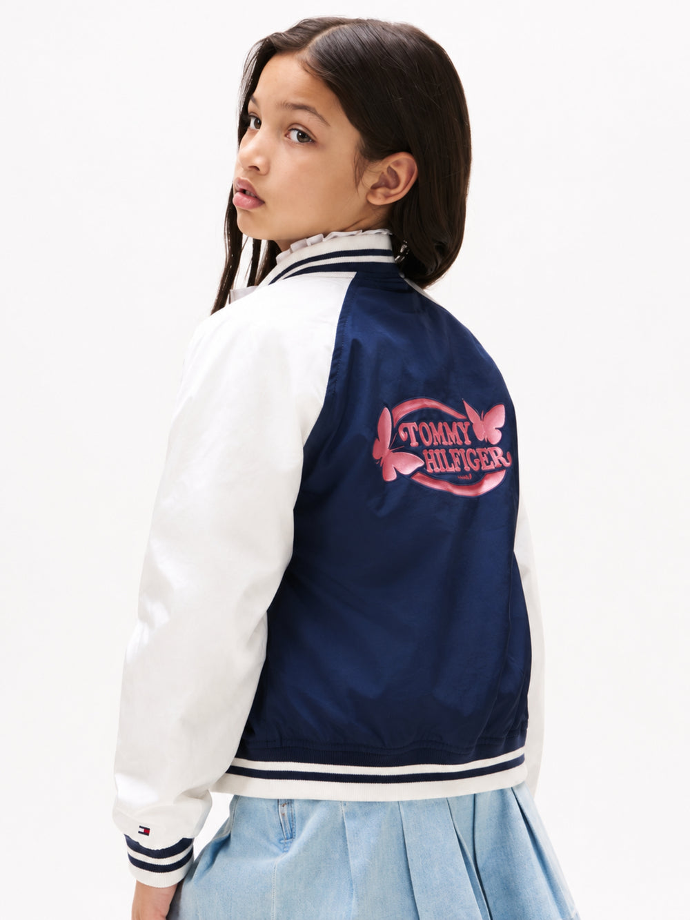 Kids Colorblock Bomber Jacket