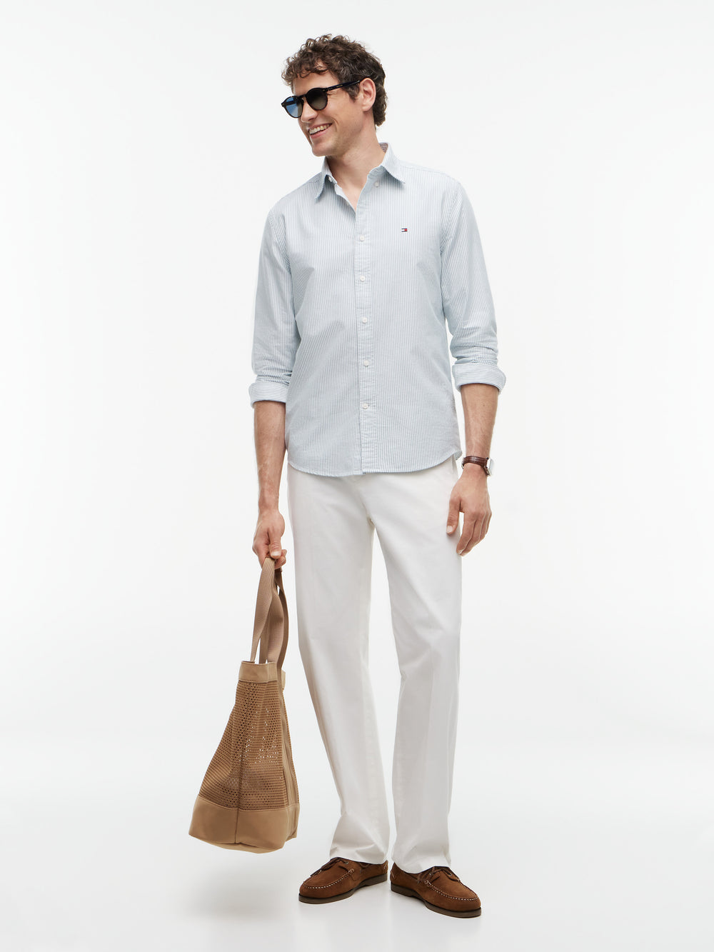 Regular Fit Stripe Oxford Shirt