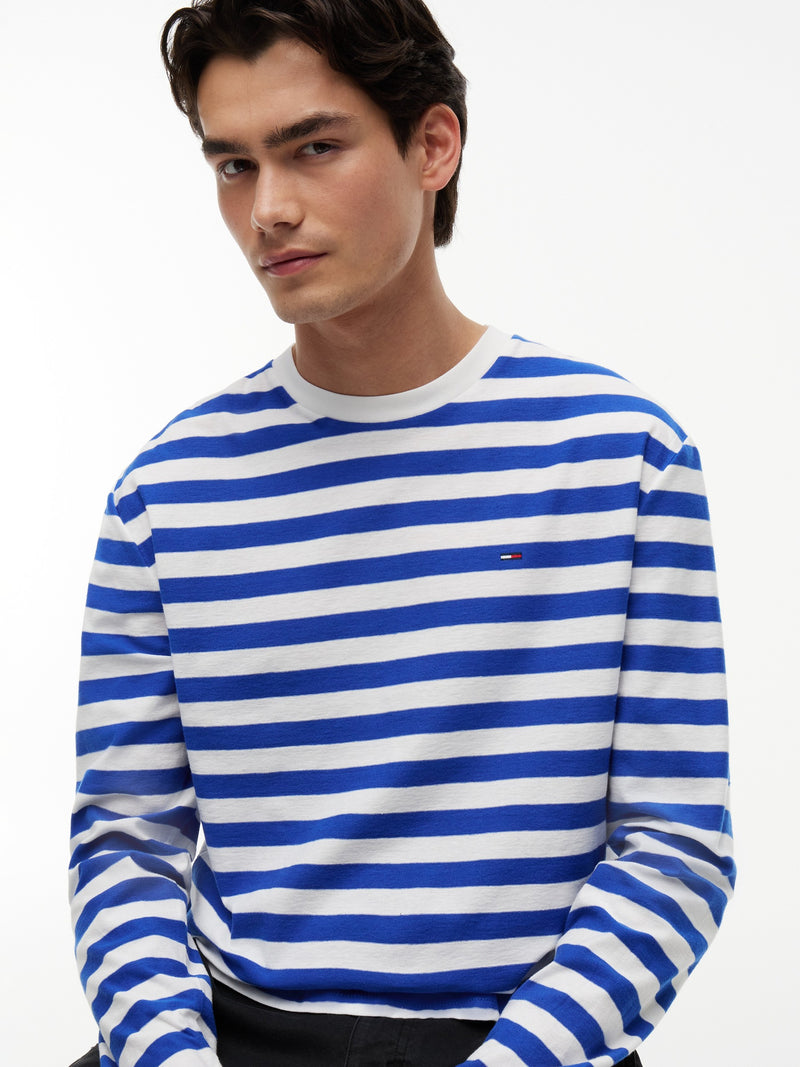Regular Fit Stripe Long Sleeve T-Shirt