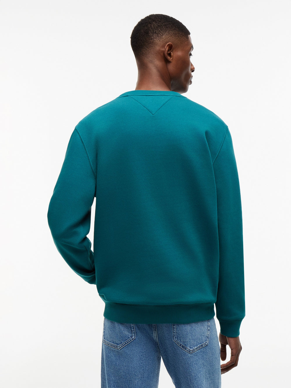 Regular Fit Brushed Fleece Crew Neck Sweatshirt