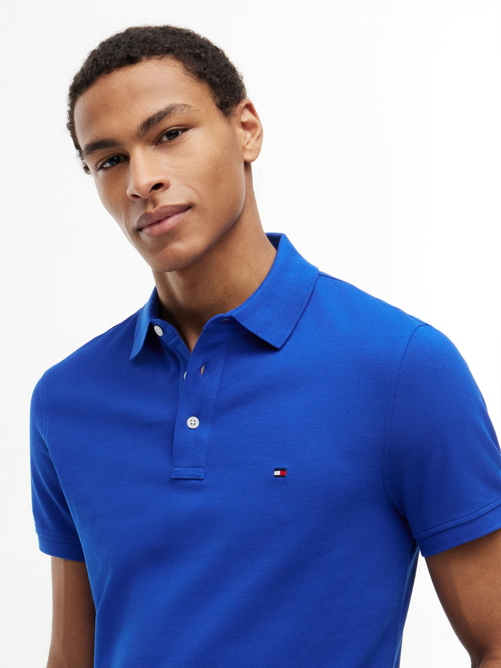 Slim Fit Solid Pique Polo