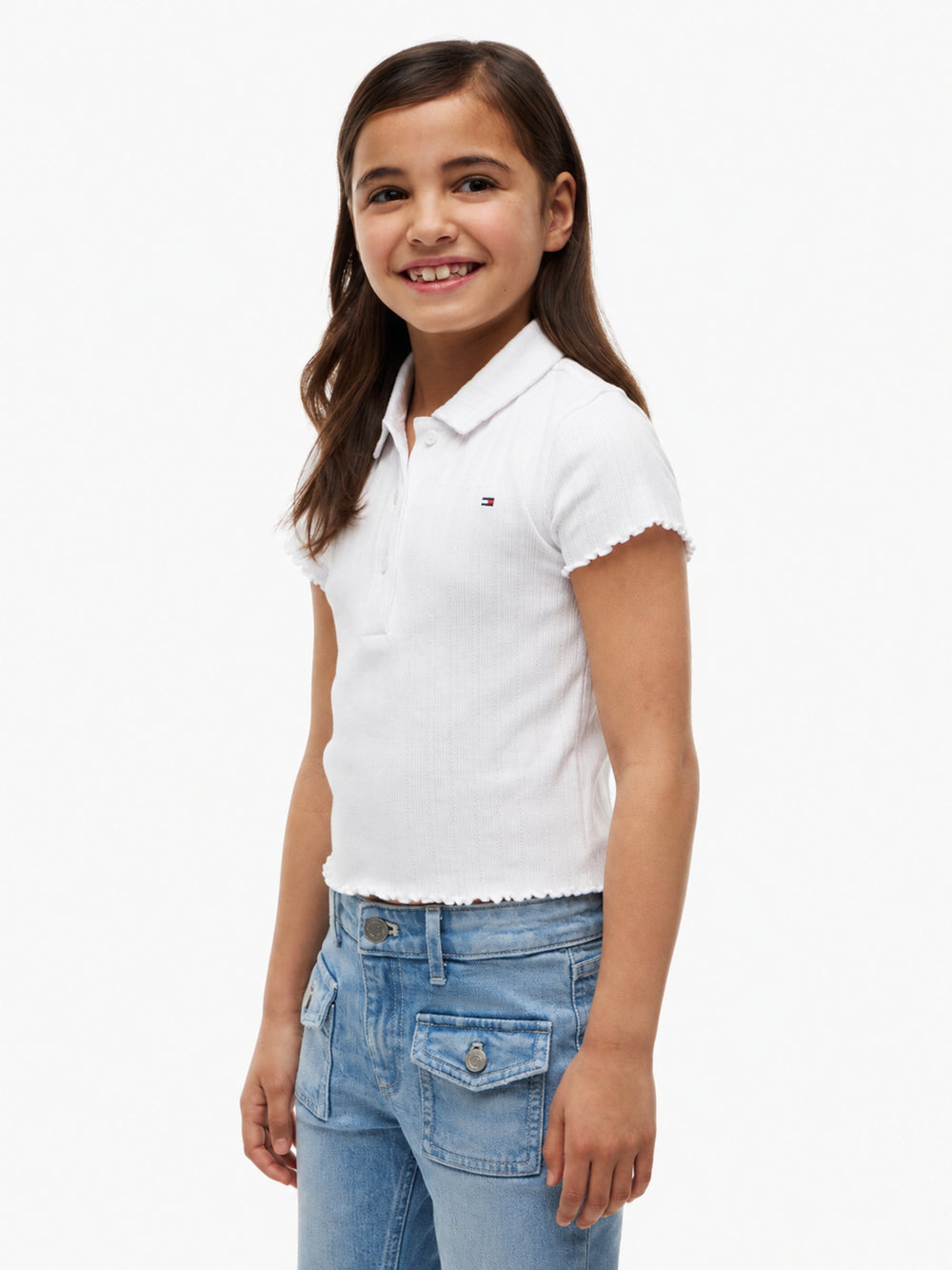 Kids Pointelle Polo