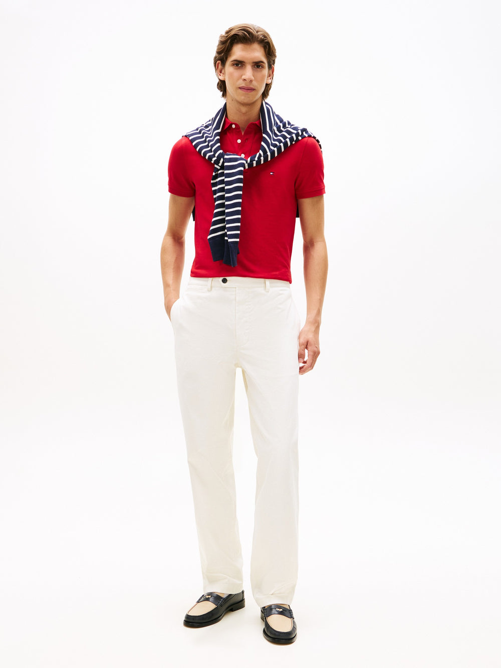 Slim Fit Solid Pique Polo