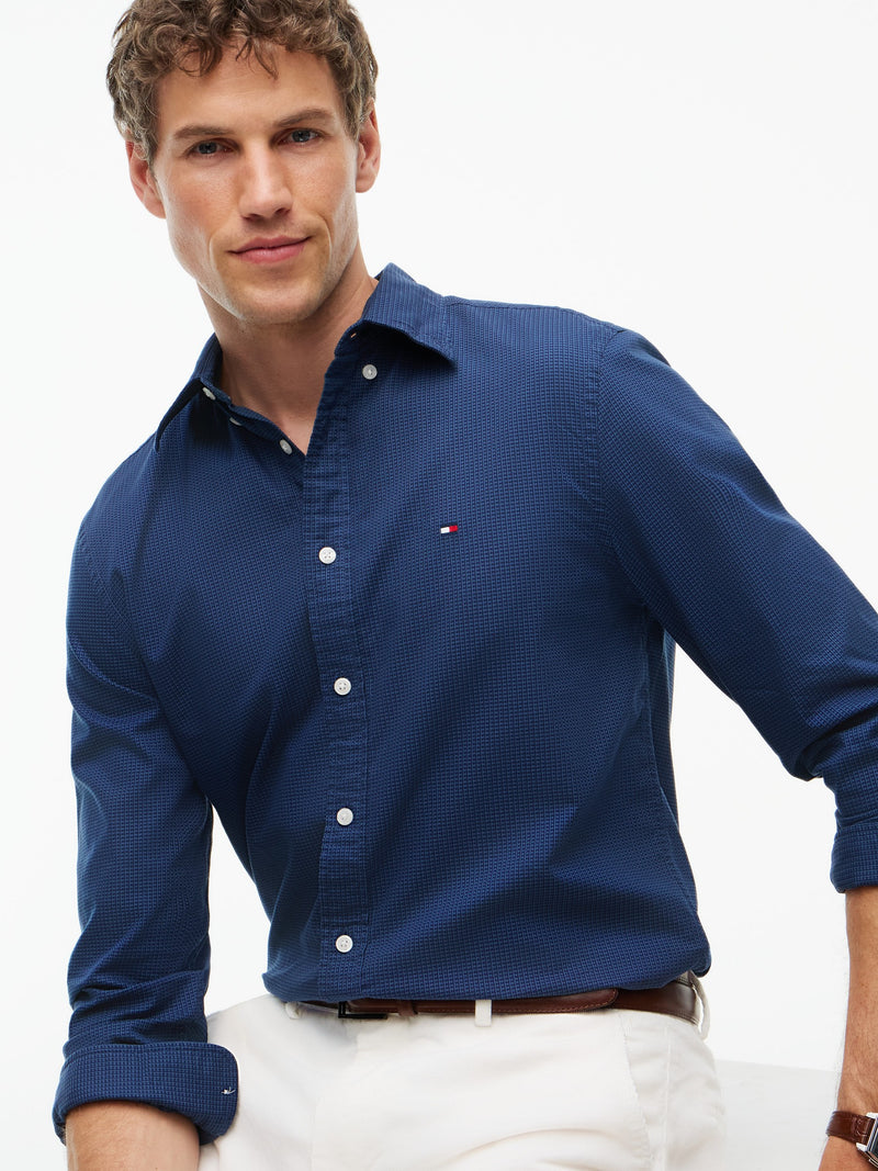 Regular Fit Texture Dobby Shirt