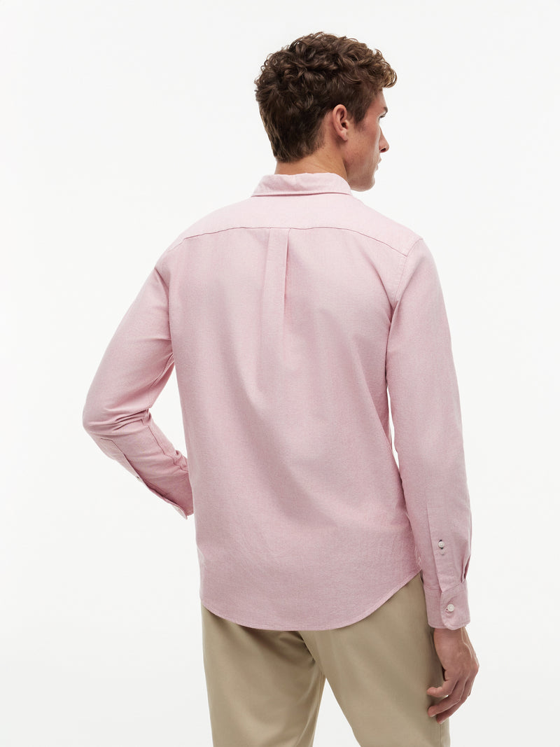 Regular Fit Solid Oxford Shirt