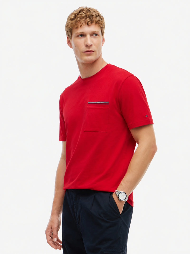 Regular Fit Pocket Pique Tshirt