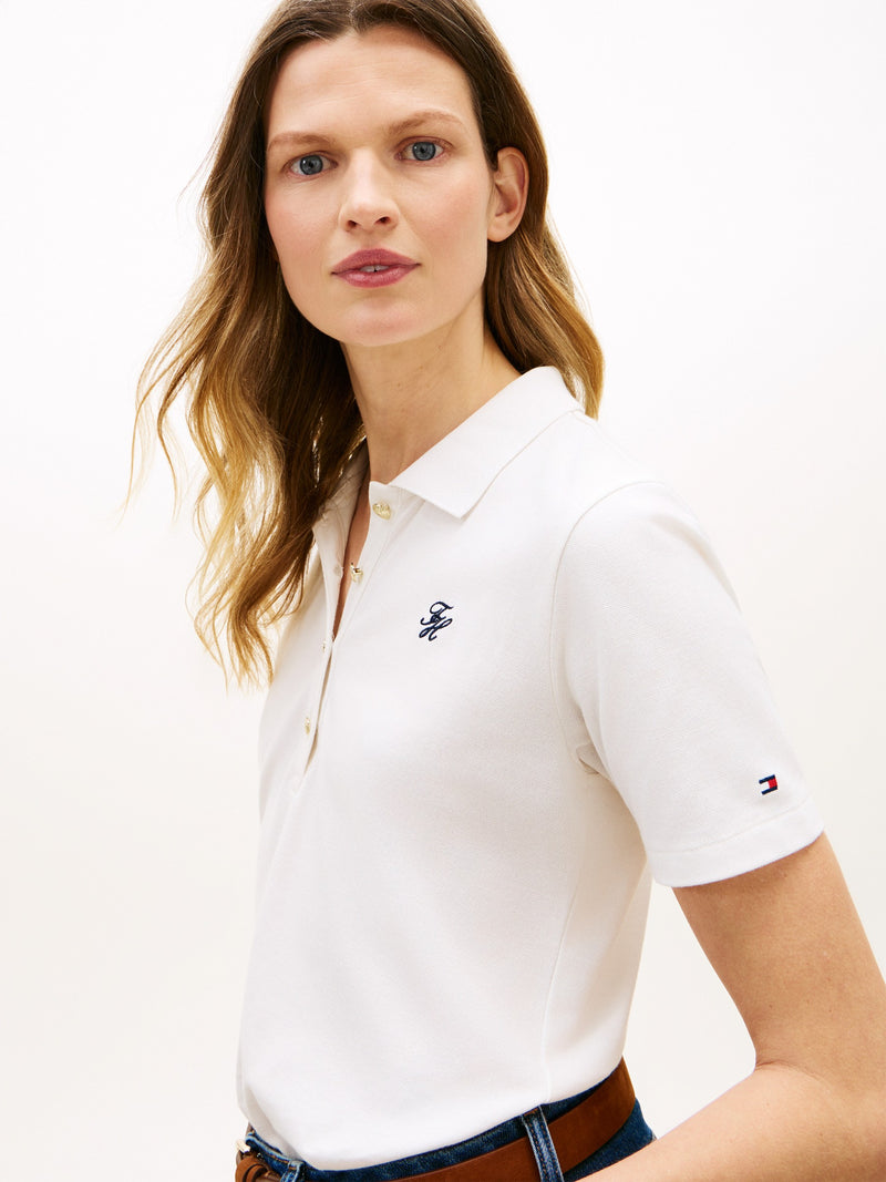Solid Regular Fit Half Sleeve Pique Polo