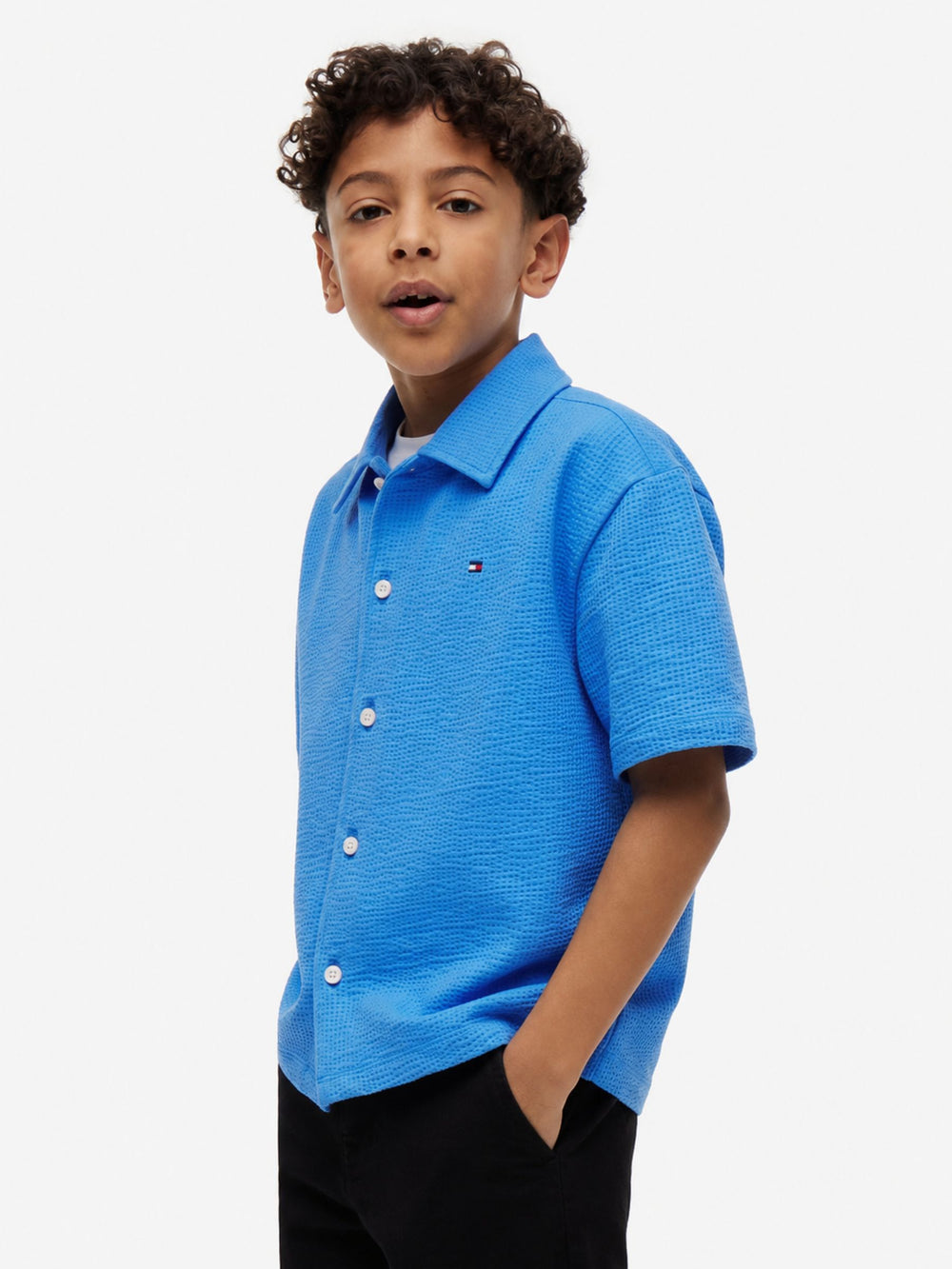 Kids Seersucker Shirt