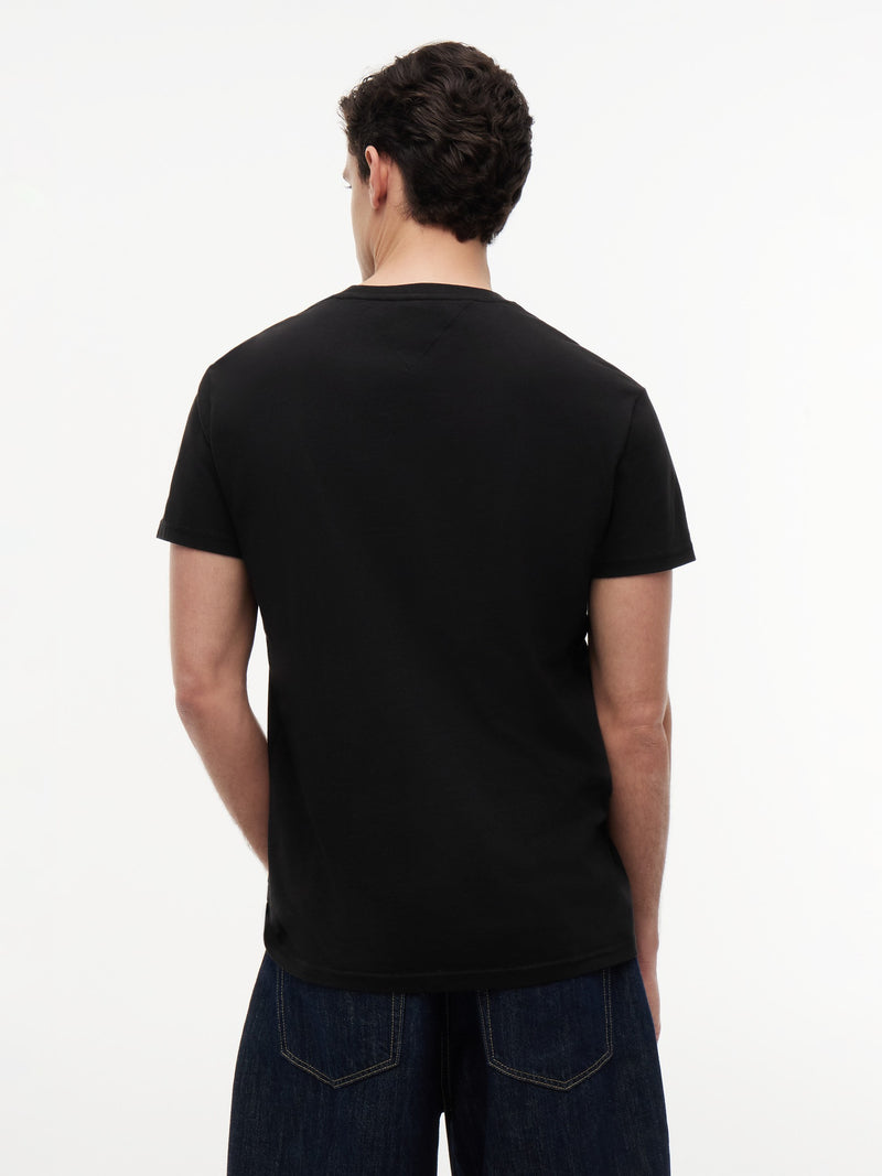Regular Fit Linear Logo T-Shirt