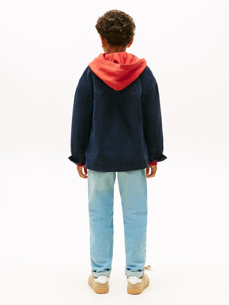 Kids Corduroy Solid Shirt