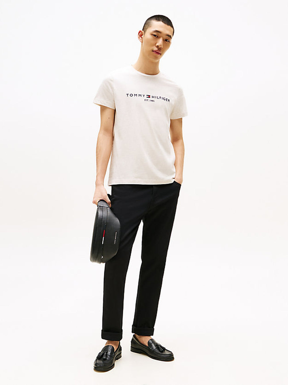Slim Fit Chest Logo Jersey Tshirt
