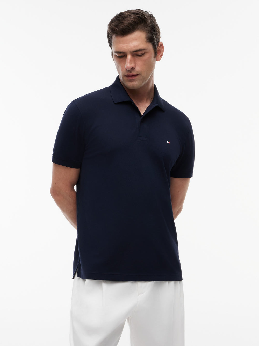Regular Fit Solid Pique Polo