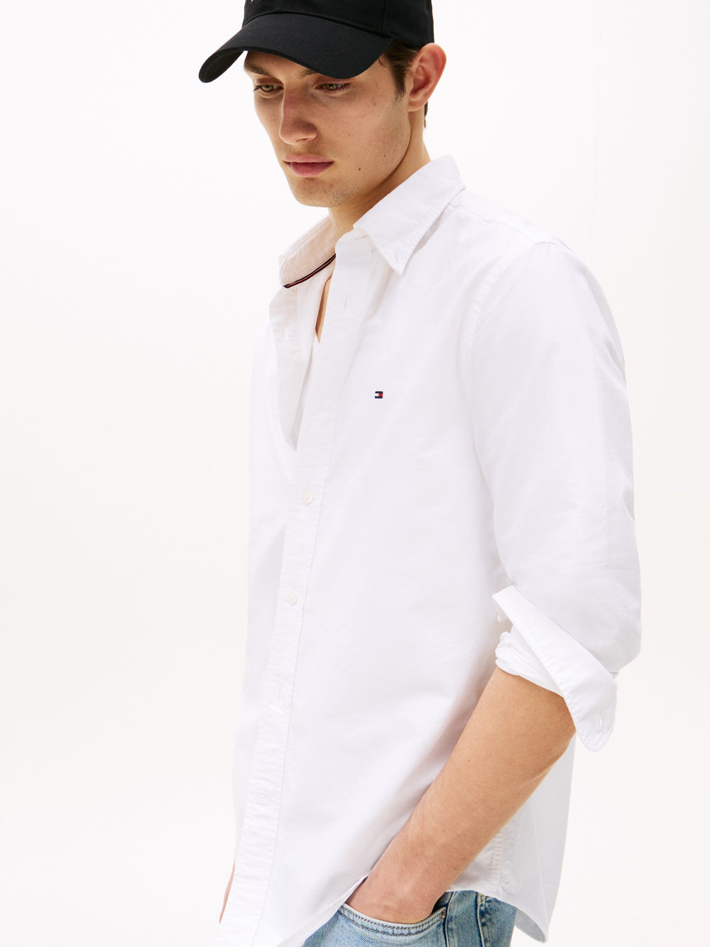 Regular Fit Solid Oxford Shirt