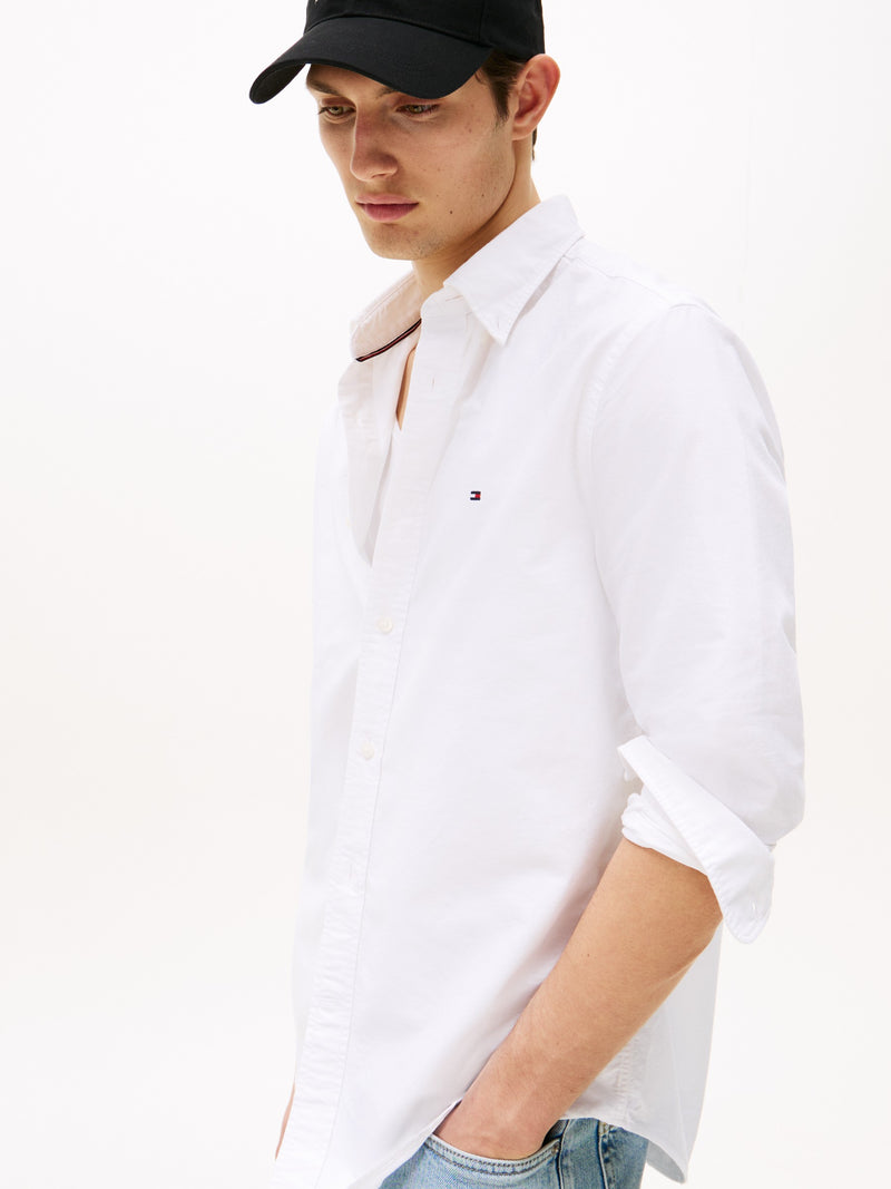 Regular Fit Solid Oxford Shirt