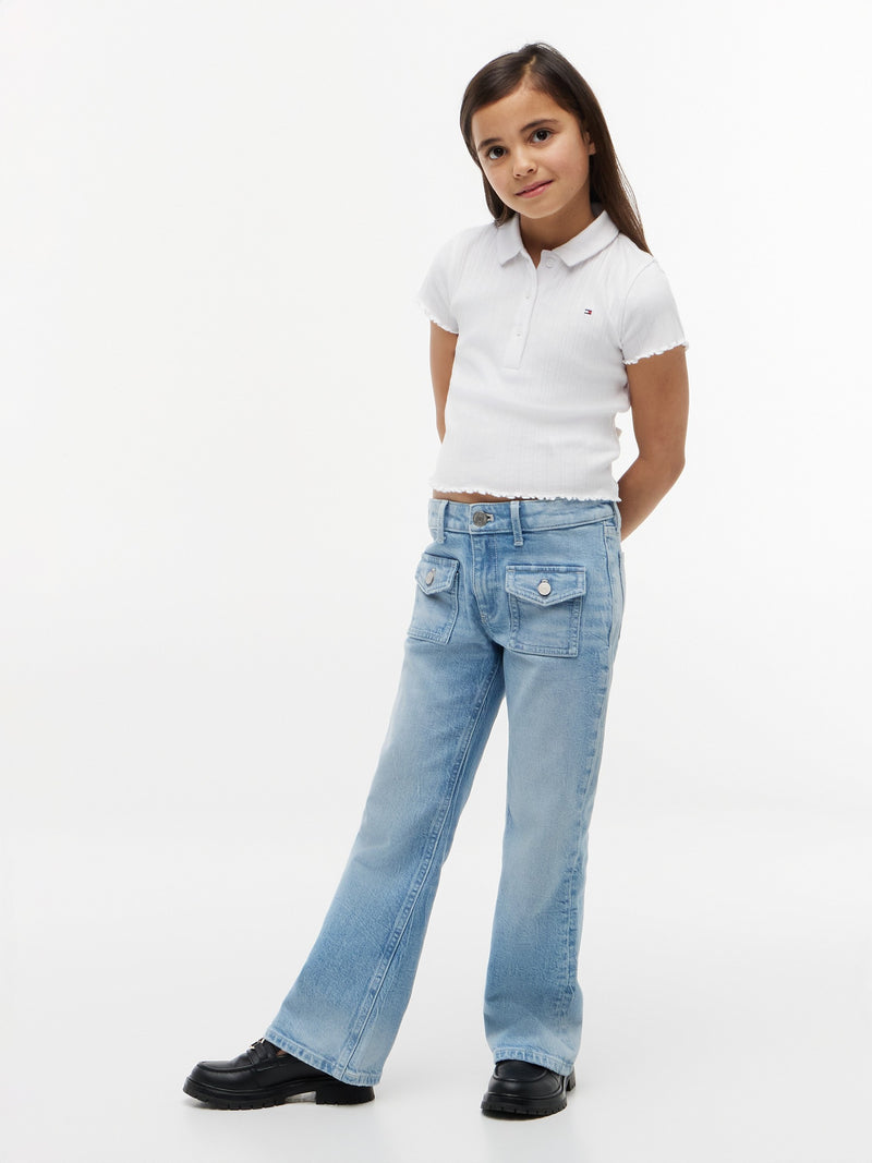 Kids Pointelle Polo