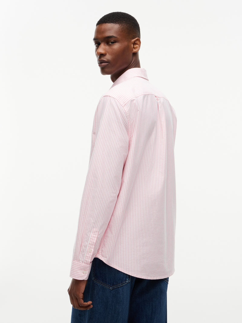 Regular Fit Stripe Oxford Shirt