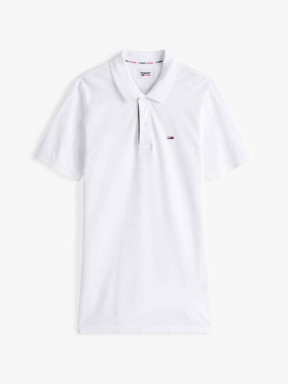 Slim Fit Contrast Placket Polo