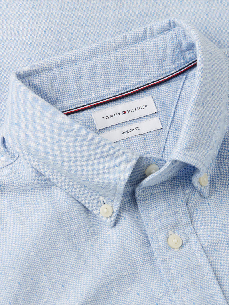 Regular Fit Texture Oxford Shirt