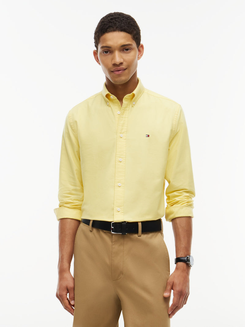 Regular Fit Solid Oxford Shirt