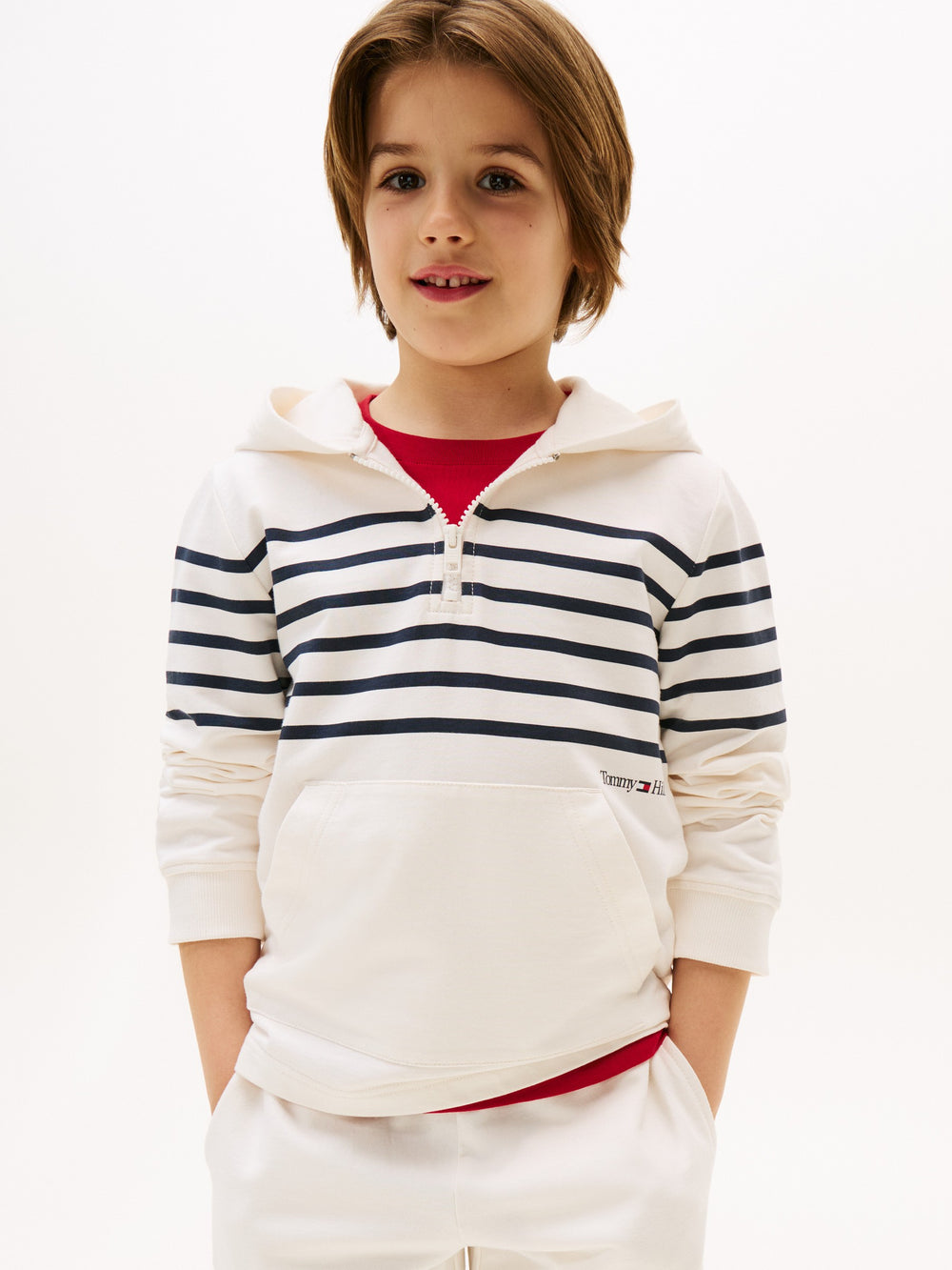 Kids Terry Quarter-Zip Hoodie