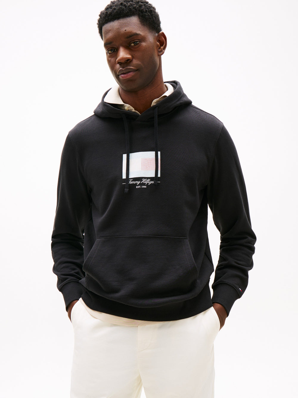 Regular Fit Graphic Print Hoodie