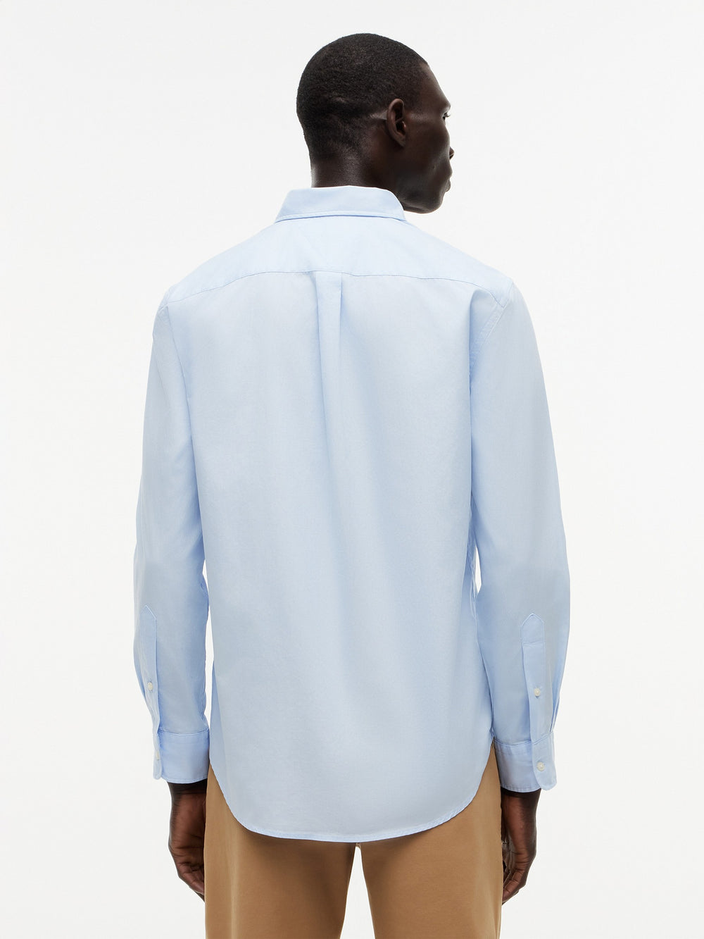 Regular Fit Solid Poplin Shirt