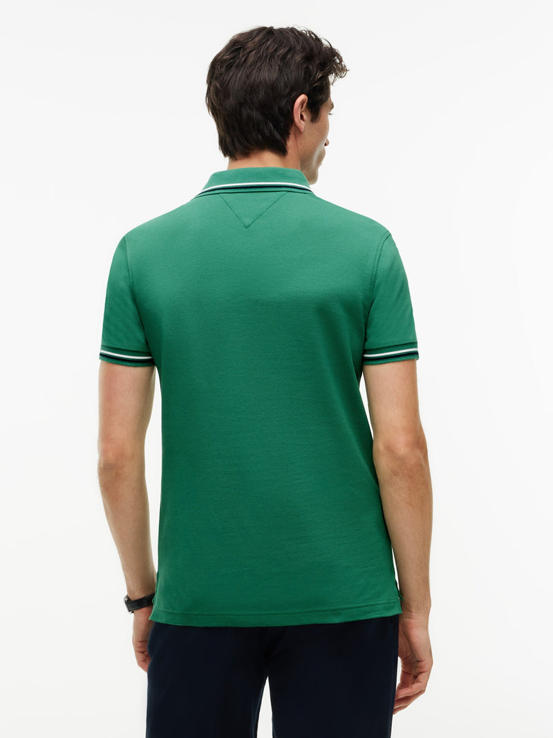 Slim Fit Collar Tipped Polo
