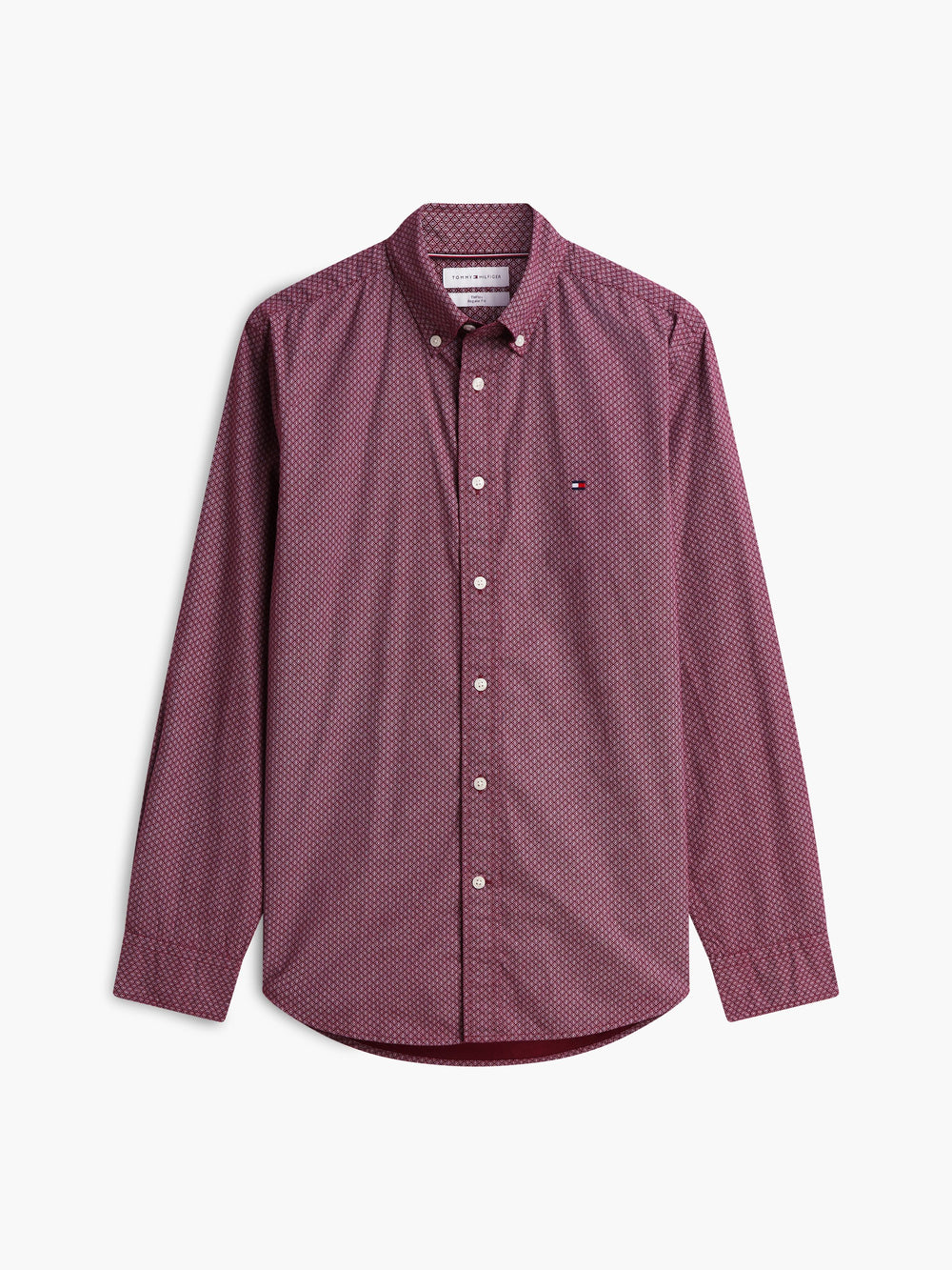 Regular Fit Print Poplin Shirt