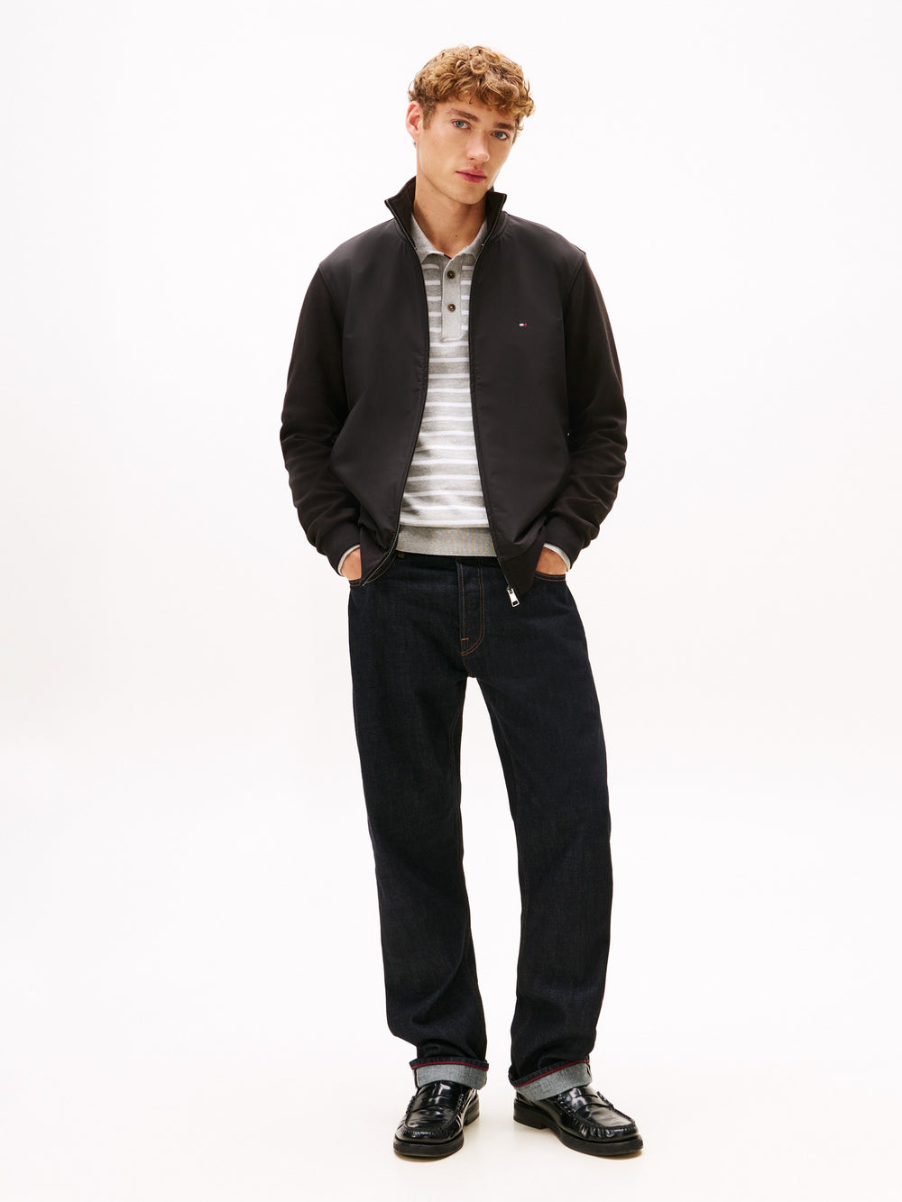 Regular Fit Mix Media Jacket