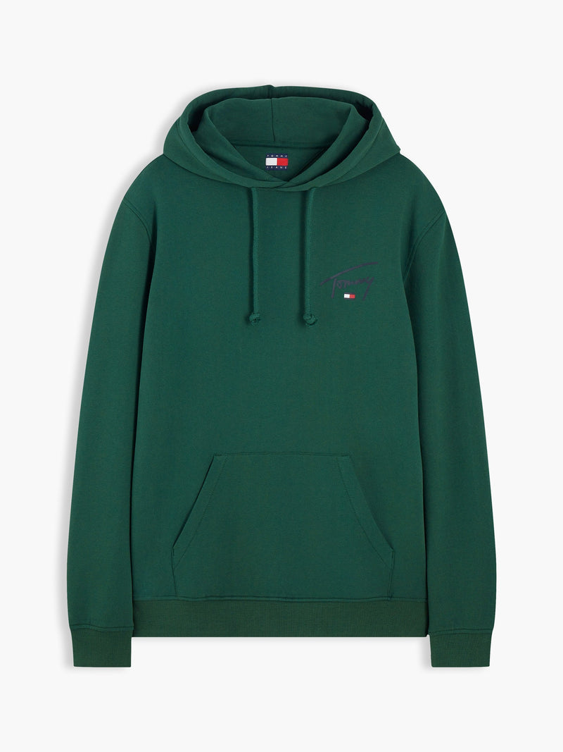 Regular Fit Suede Terry Hooded Sweatshirt