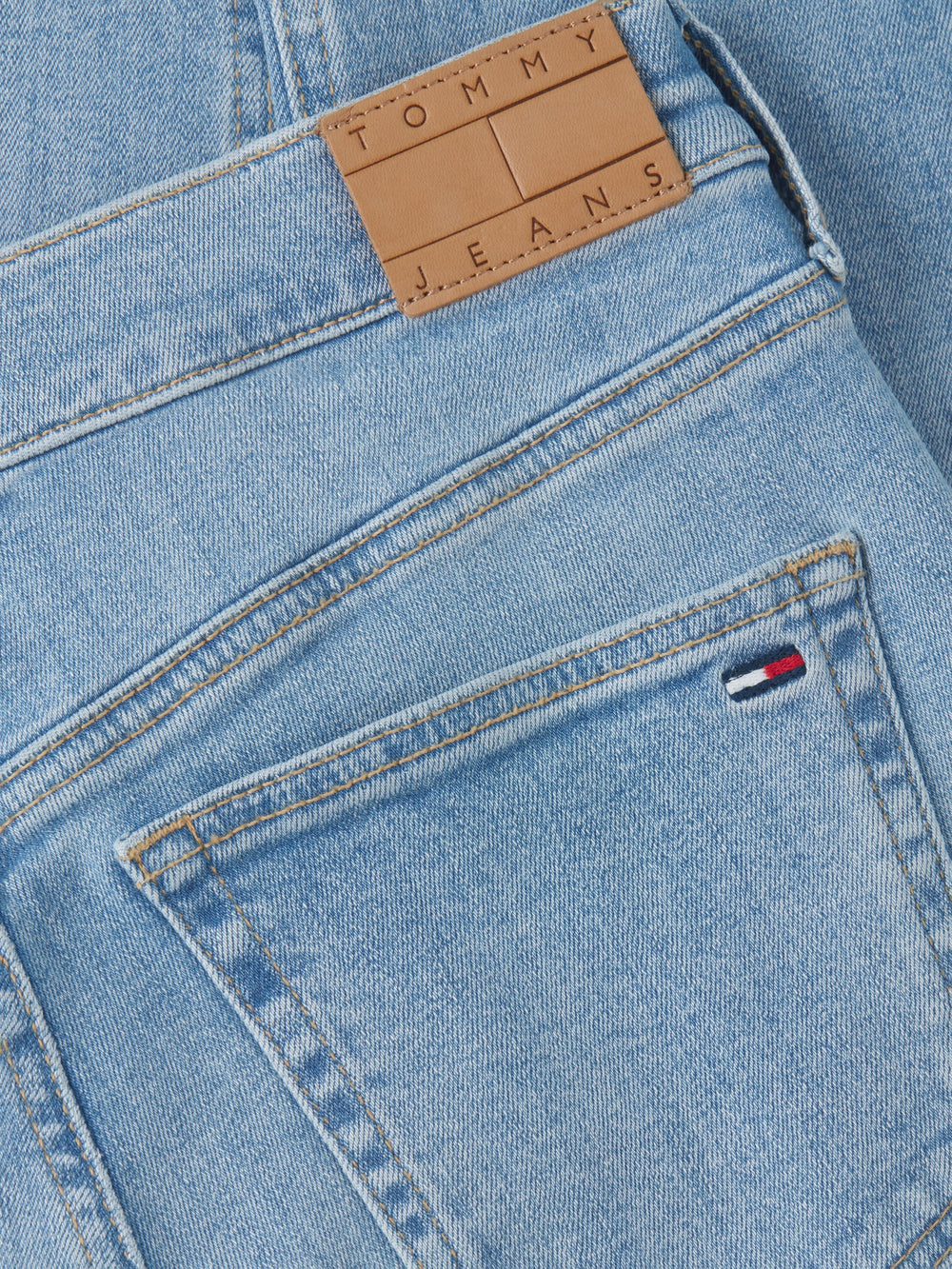Mid Rise Light Wash Stretch Skinny Jeans