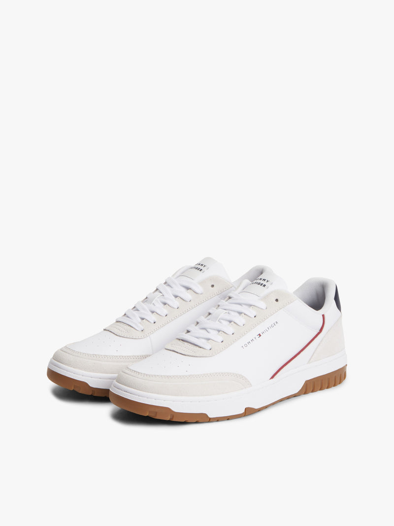 Men Suede Mix Cupsole Sneaker
