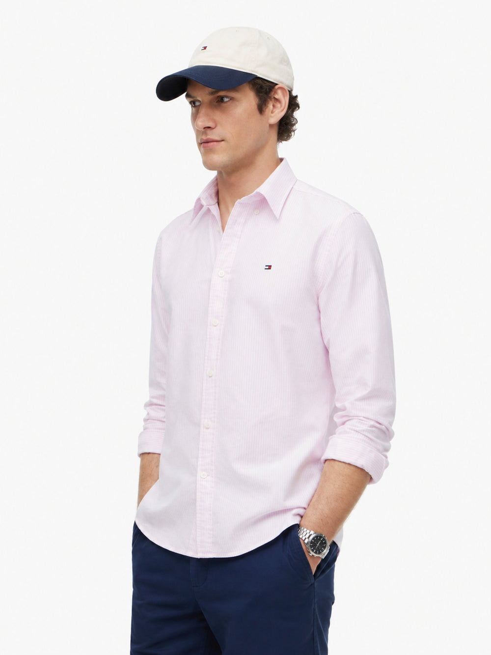 Regular Fit Stripe Oxford Shirt