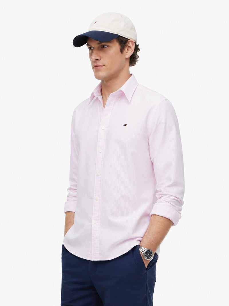 Regular Fit Stripe Oxford Shirt