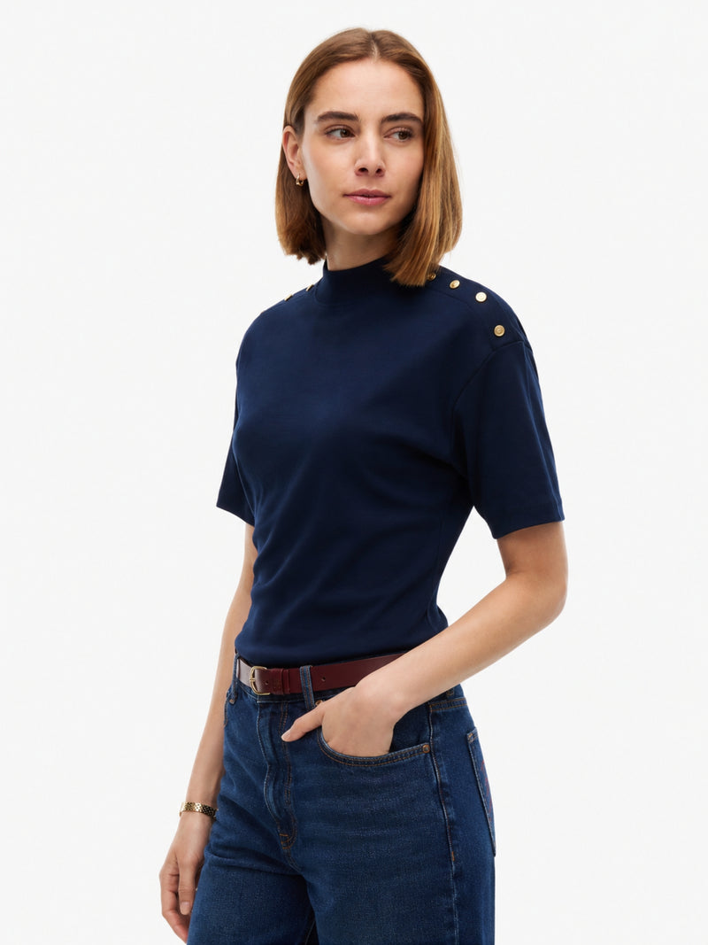 Solid Regular Fit Half Sleeve Cody T-Shirt