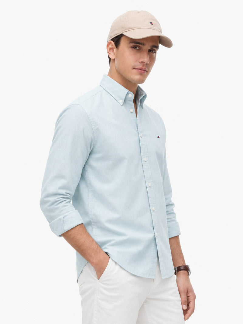 Regular Fit Solid Oxford Shirt