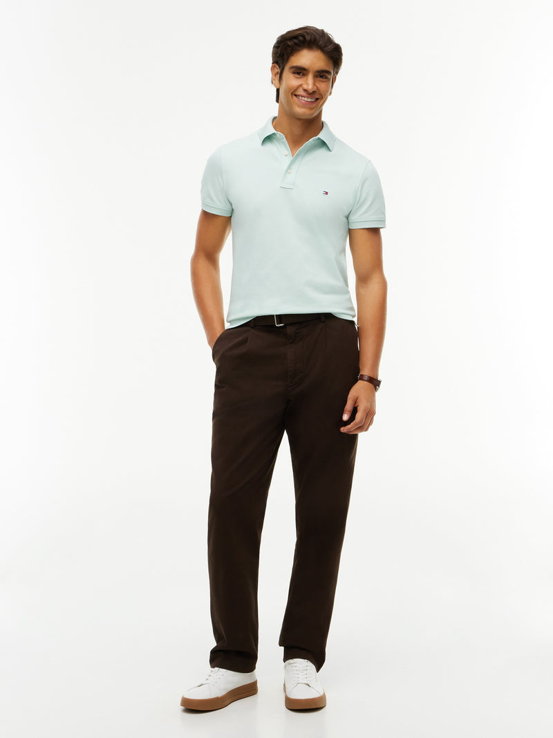 Slim Fit Solid Pique Polo