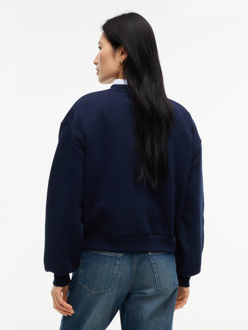 Relaxed Fit Fleece Pullover