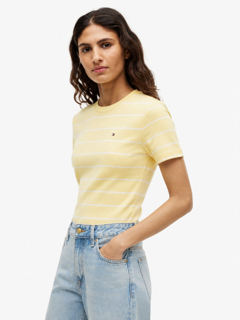 Stripe Slim Fit Half Sleeve Cody T-Shirt