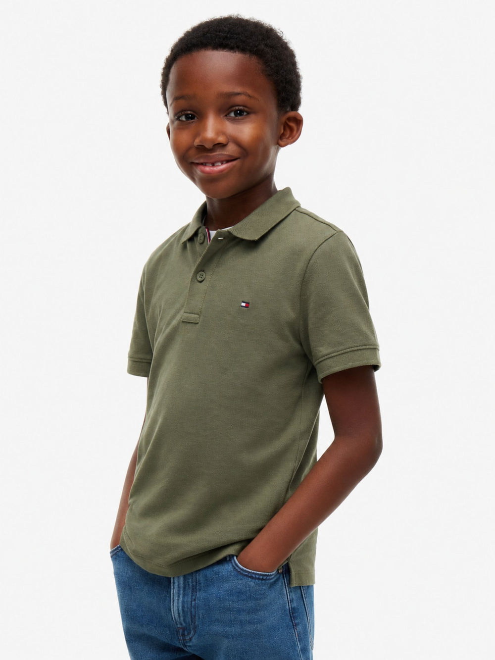 Kids Solid Polo