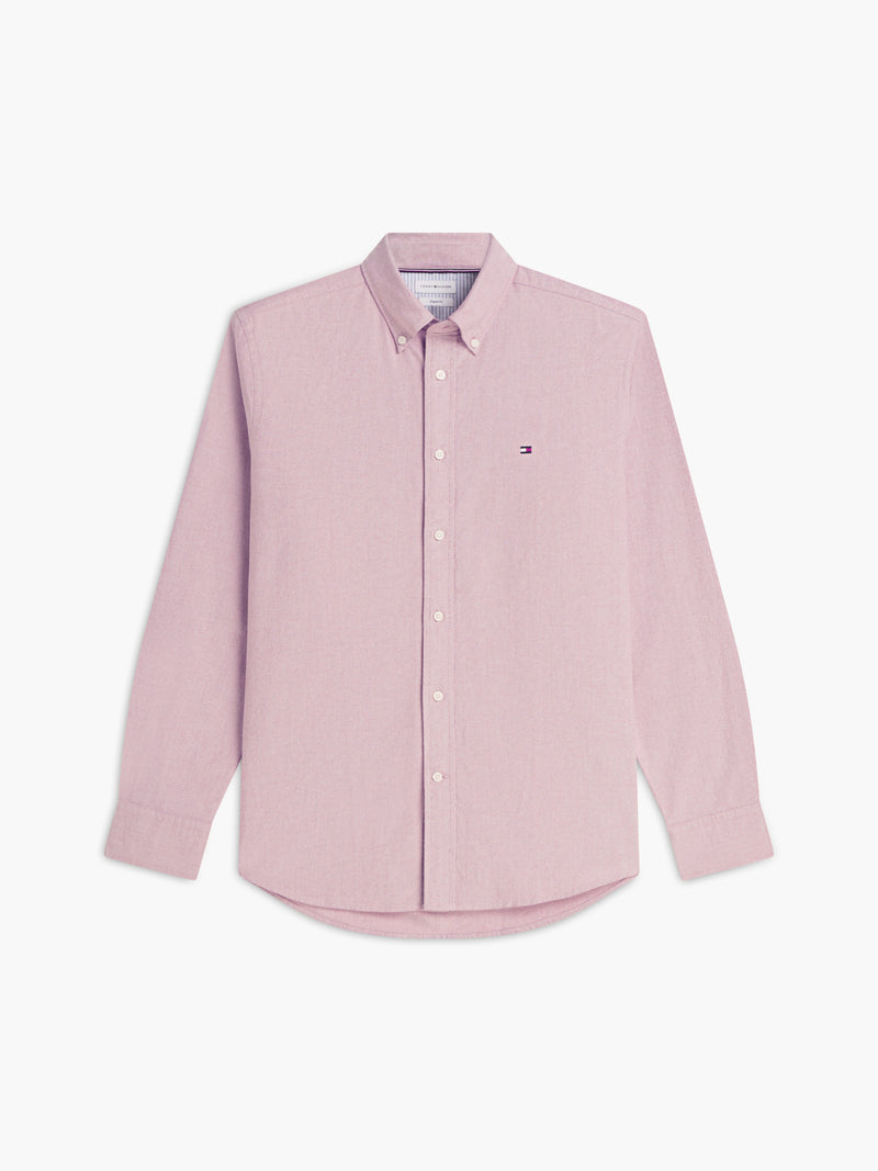 Regular Fit Solid Oxford Shirt