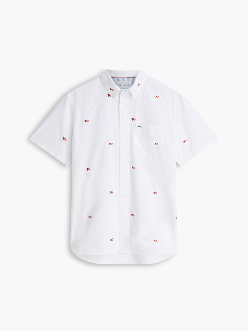 Relaxed Fit Print Oxford Shirt