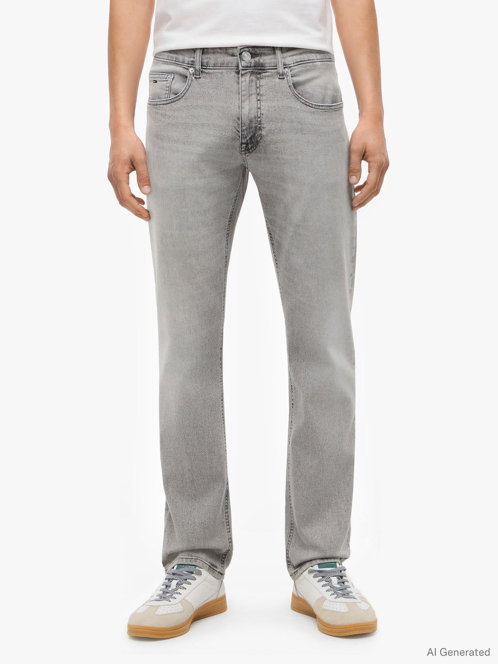 Men Scanton Slim Light Grey Jeans