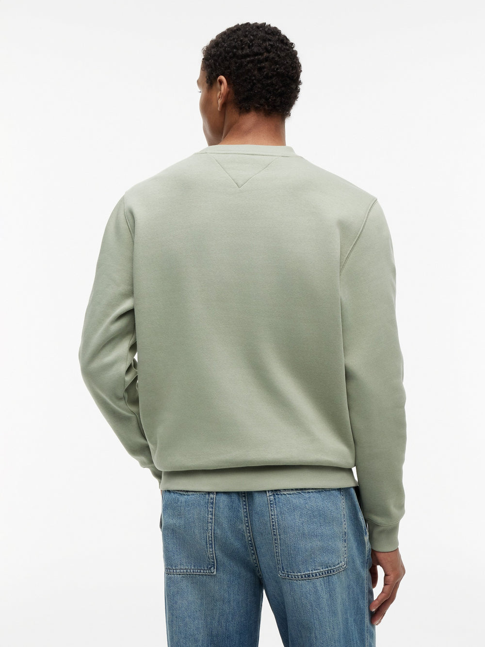Regular Fit Brushed Fleece Crew Neck Sweatshirt