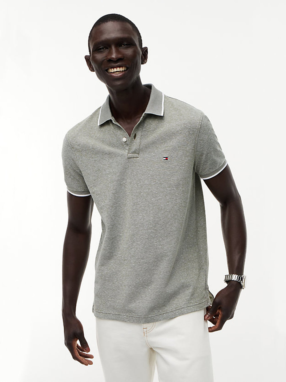 Regular Fit Collar Tipped Polo