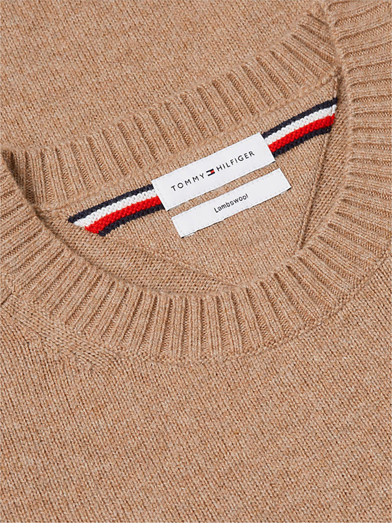 Crew Neck Lambswool Sweater