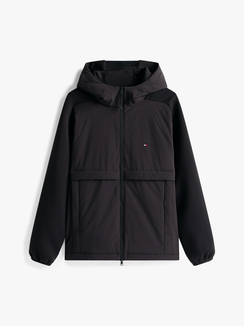 Regular Fit Mid Weight Mix Media Jacket