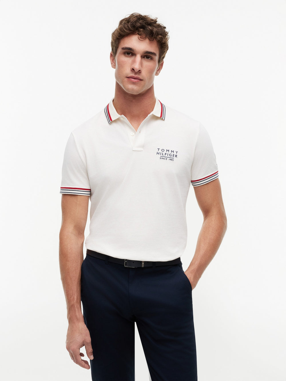Regular Fit Pique Polo With Tipping