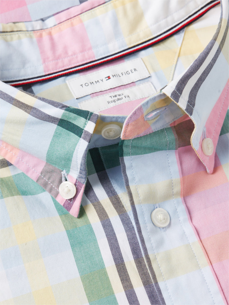 Regular Fit Check Poplin Shirt